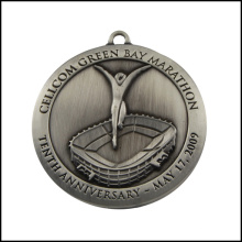 Medalha alta do metal da quilidade pelo niquelado chapeado (GZHY-JZ-012)